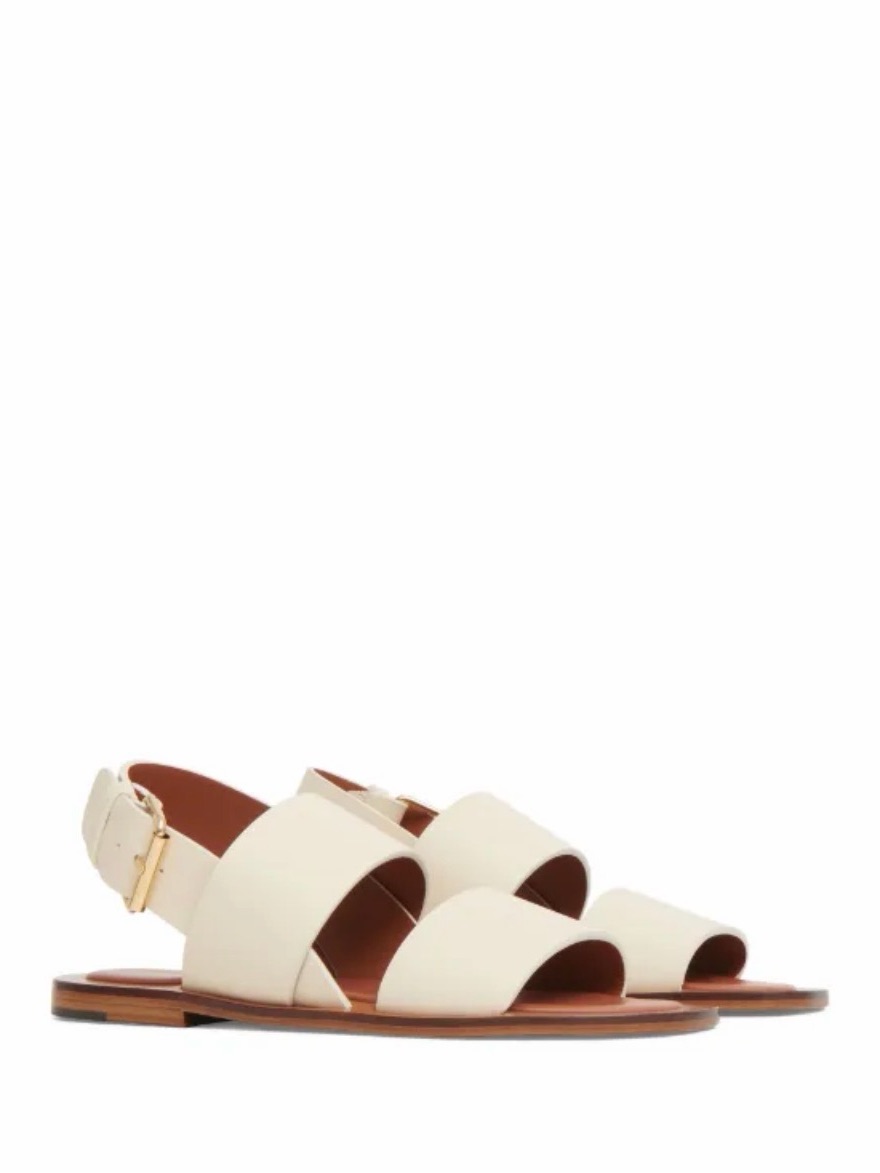 Mansur Gavriel Leather Flat Sandals | Eu 39 | Us 8.5-9